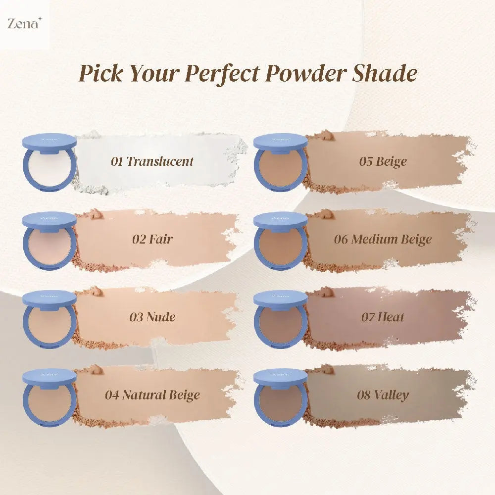 16HR Shine Control Pressed Setting Powder ZenaMakeup