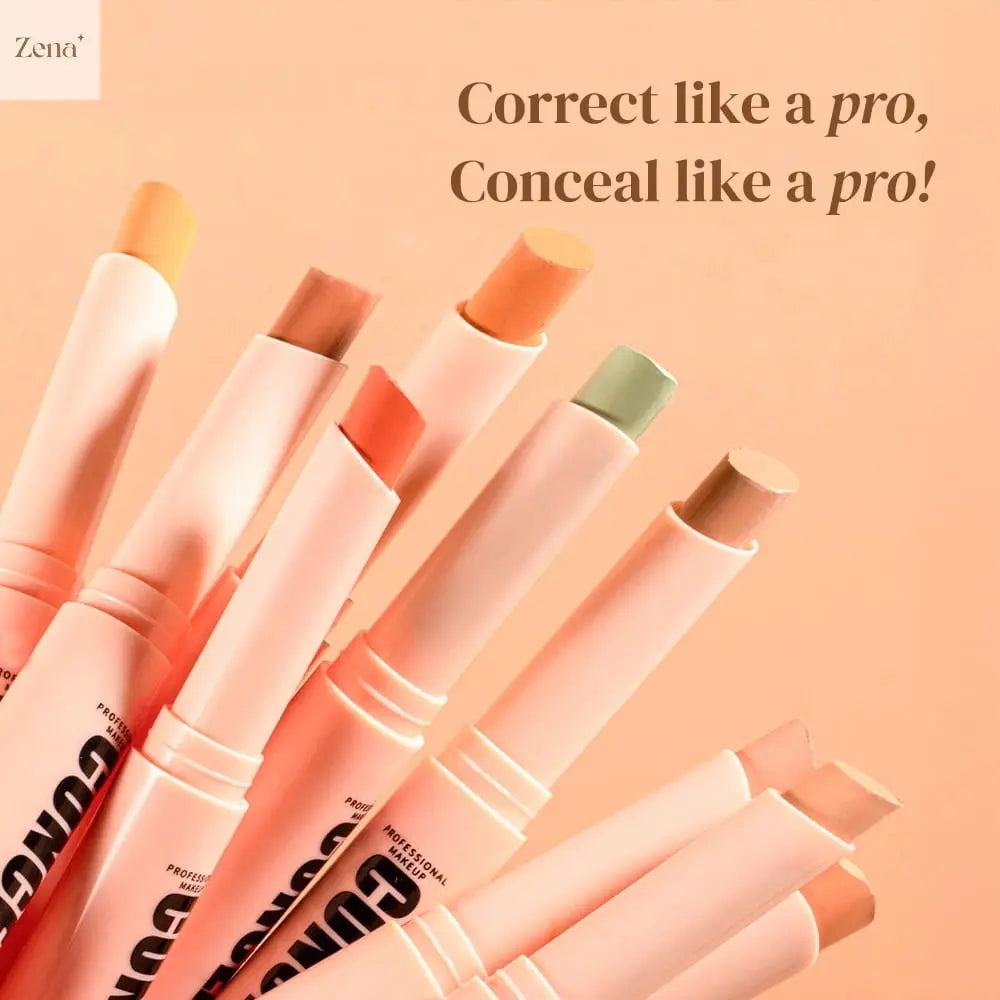 Airbrushed Color Correcting Concealer Stick ZenaMakeup