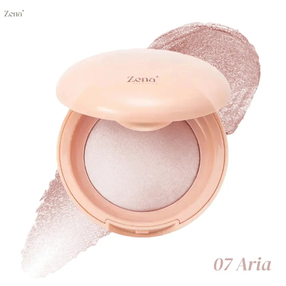 Bloom Up Baked Highlighting Blush ZenaMakeup