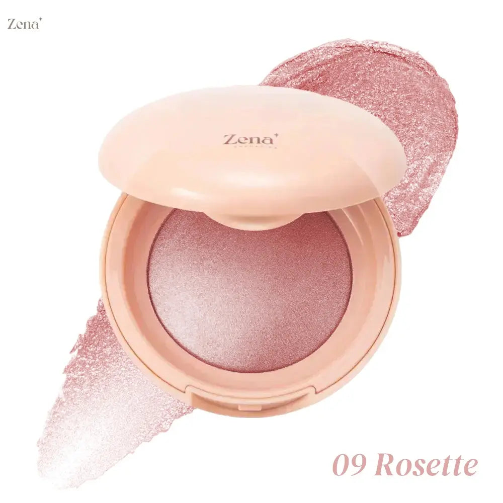 Bloom Up Baked Highlighting Blush ZenaMakeup
