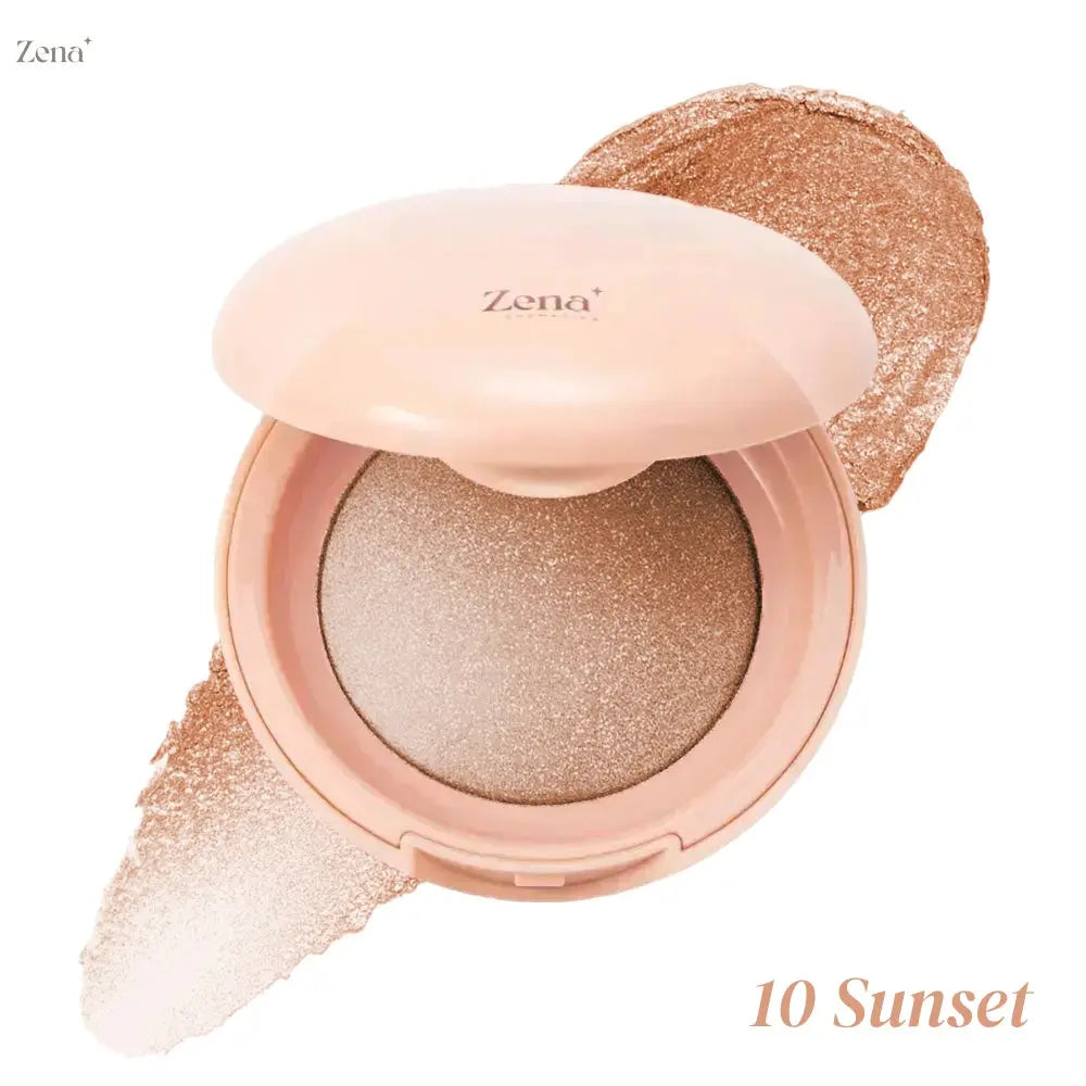 Bloom Up Baked Highlighting Blush ZenaMakeup