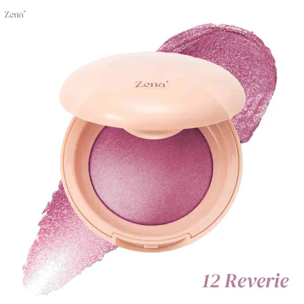 Bloom Up Baked Highlighting Blush ZenaMakeup