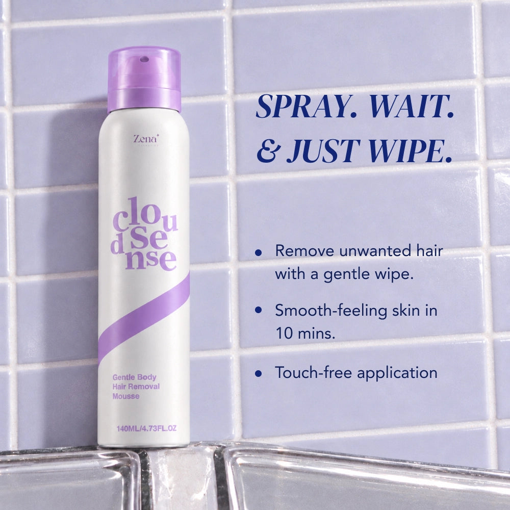 Description of the body hair Reomval Spray