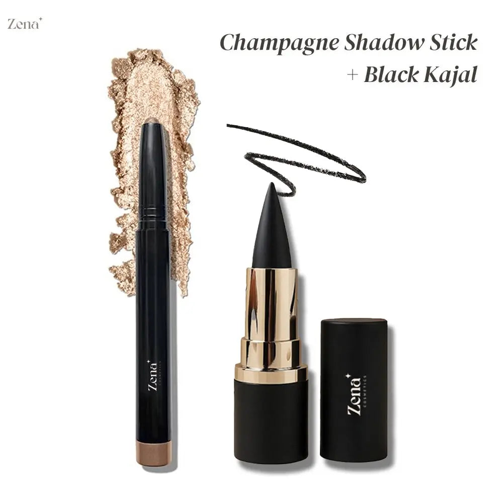 Bold Bloom Kajal & Shadow Stick Duo ZenaMakeup