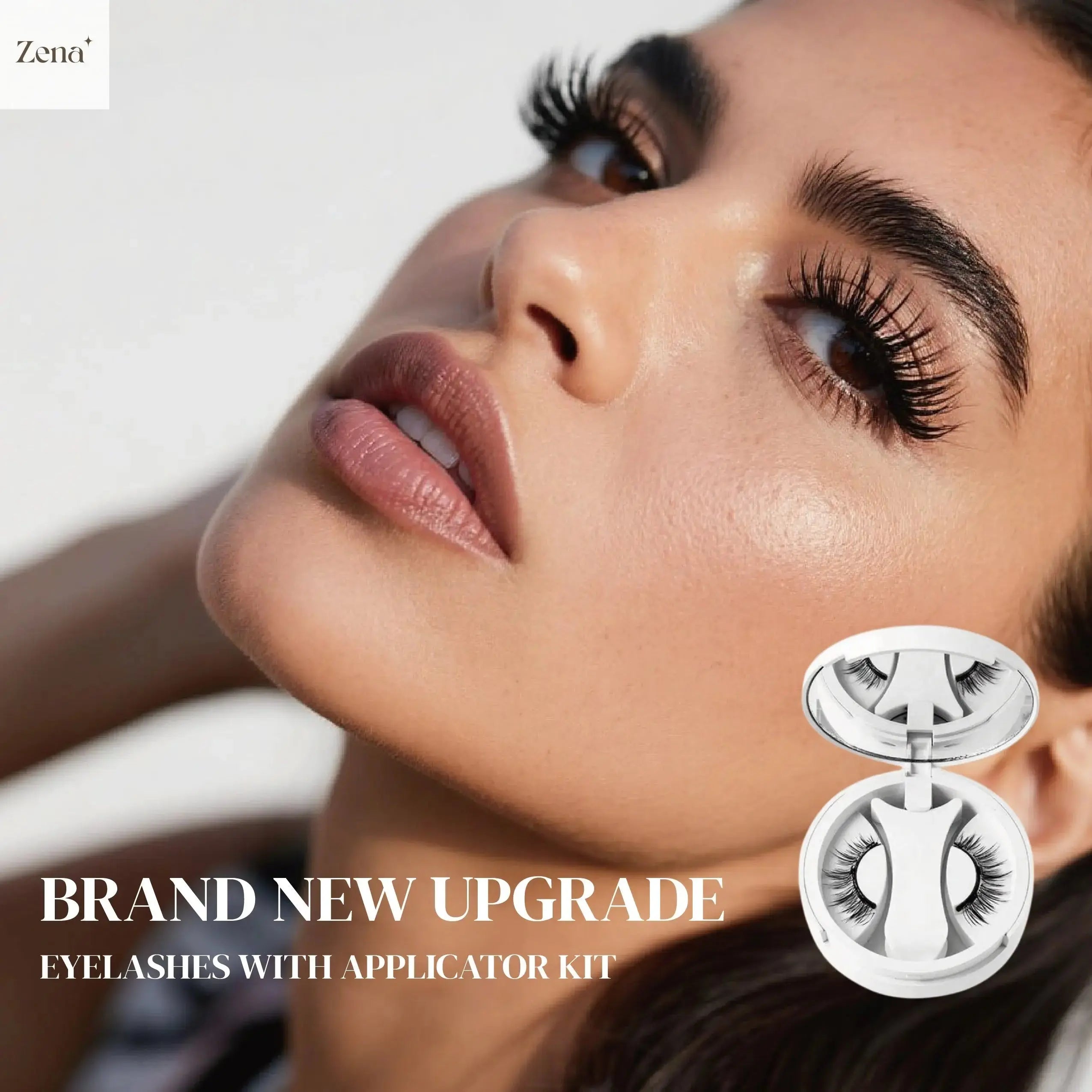 Classy Winged Magnetic False Lashes ZenaMakeup