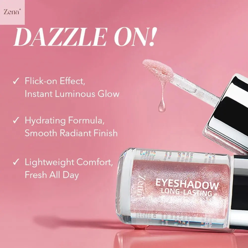 Dazzle On Long-lasting Liquid Eyeshadow ZenaMakeup