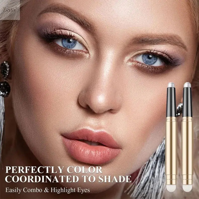 Swatch of Deluxe Liquid Glitter Cream Eyeshadow Stick on skin