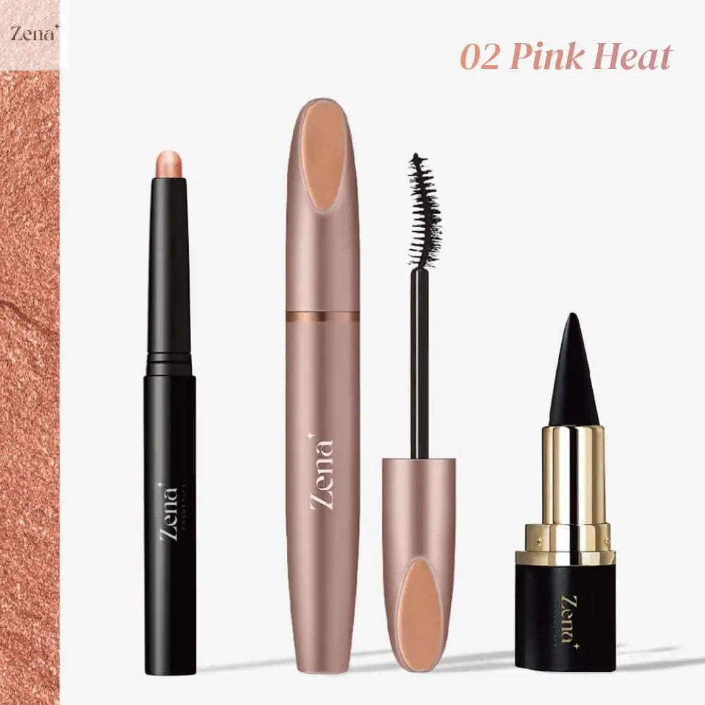 Glam Essentials: Eyeshadow & Mascara & Eyeliner Set ZenaMakeup