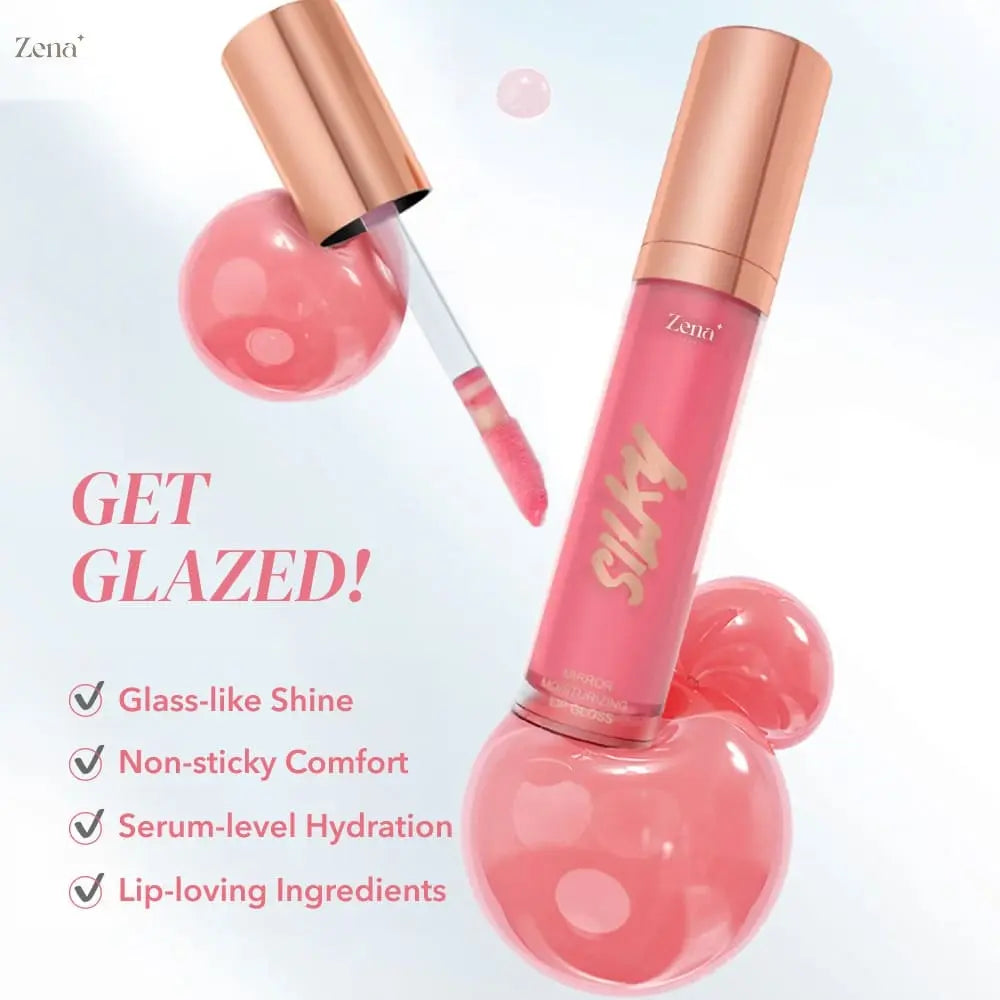 Glass Shine Lip Serum Gloss ZenaMakeup