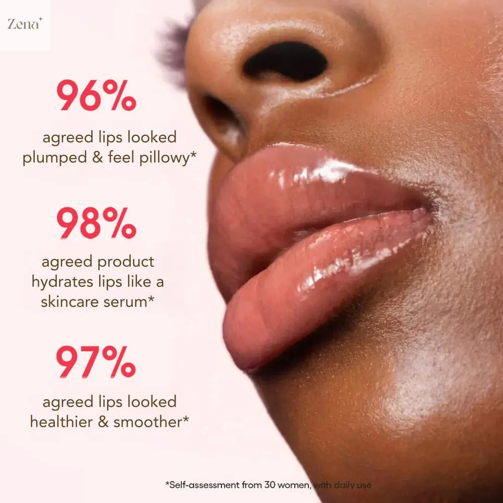 Glass Shine Lip Serum Gloss ZenaMakeup