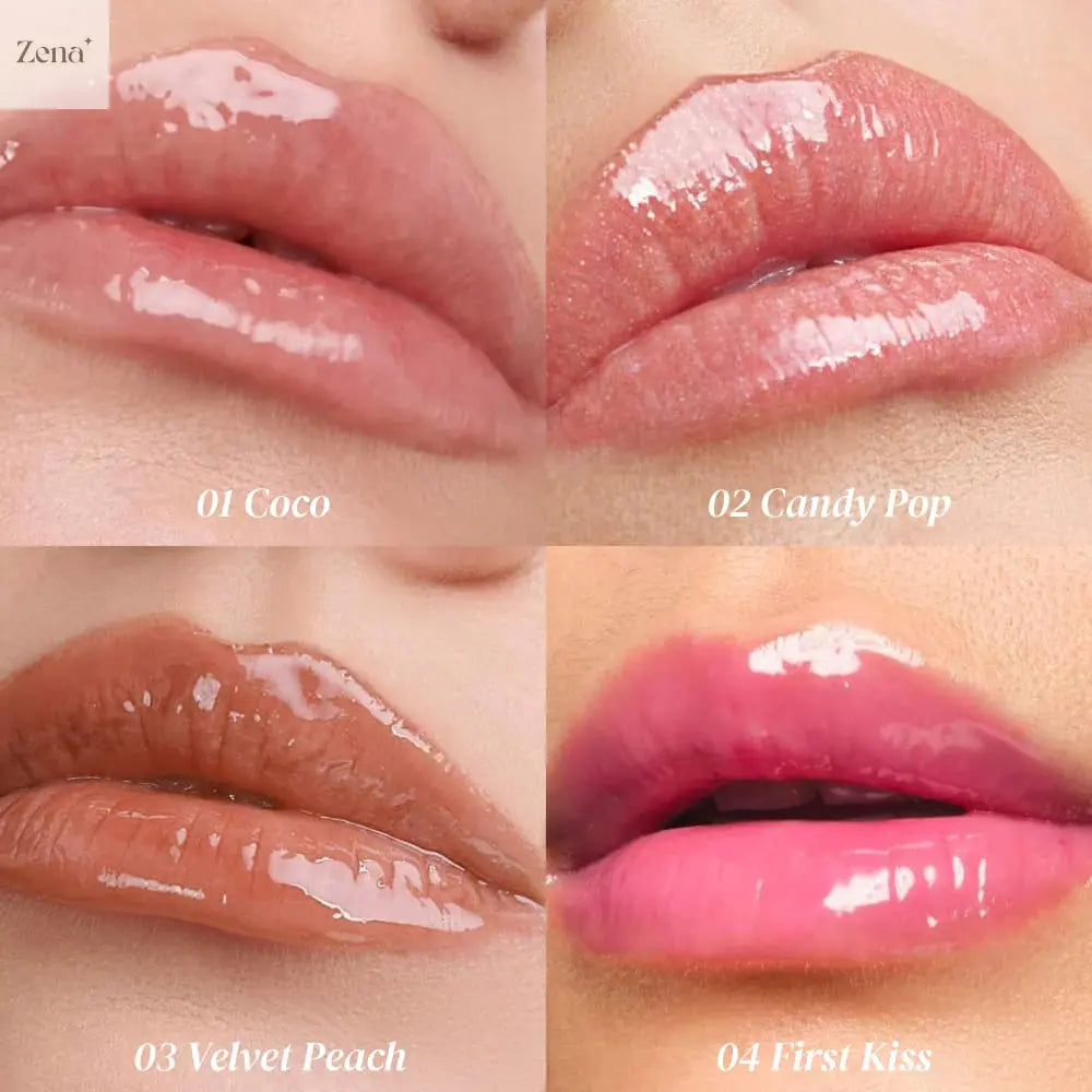 Glass Shine Lip Serum Gloss ZenaMakeup