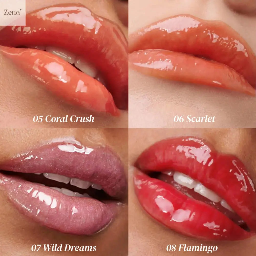 Glass Shine Lip Serum Gloss ZenaMakeup