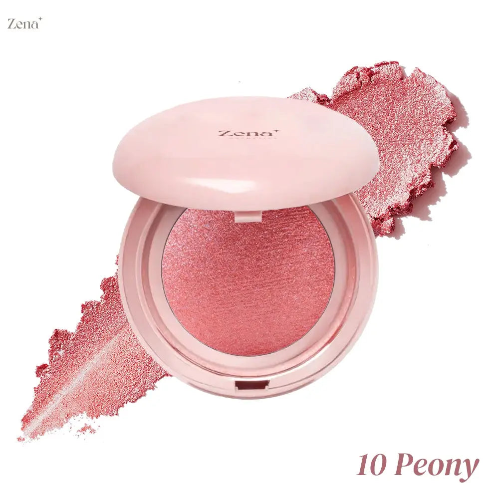 Gleam On Baked Highlighter ZenaMakeup