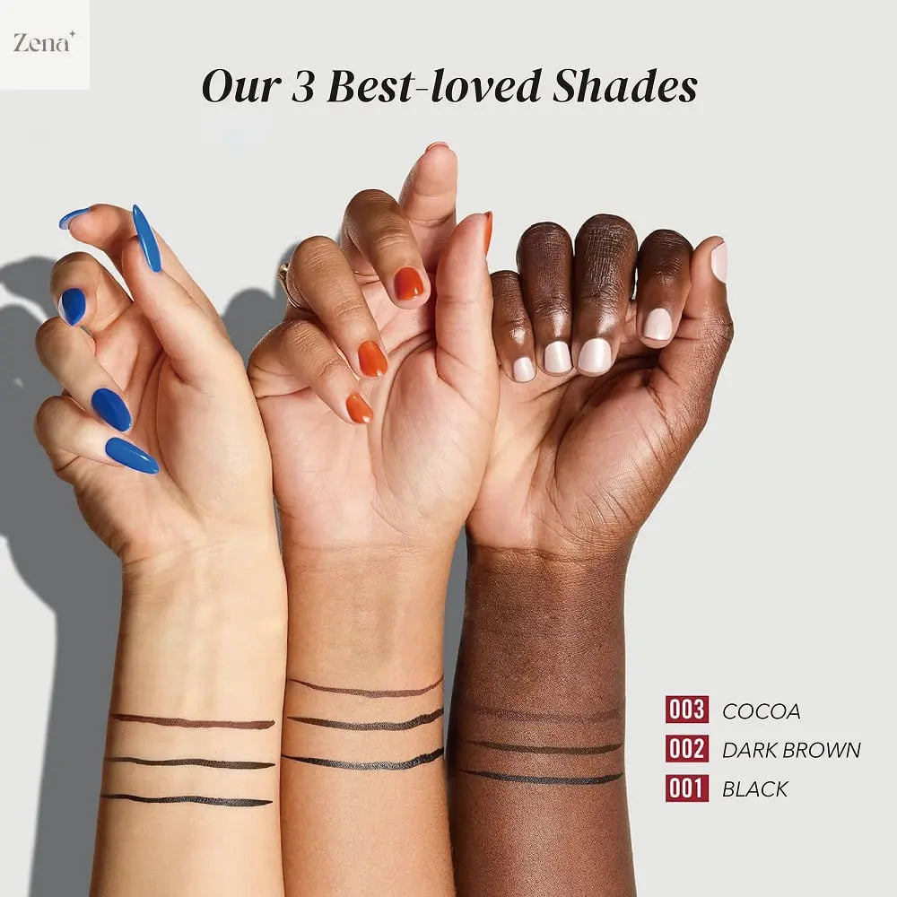 Glided-on Waterproof Kajal Eyeliner Duo ZenaMakeup