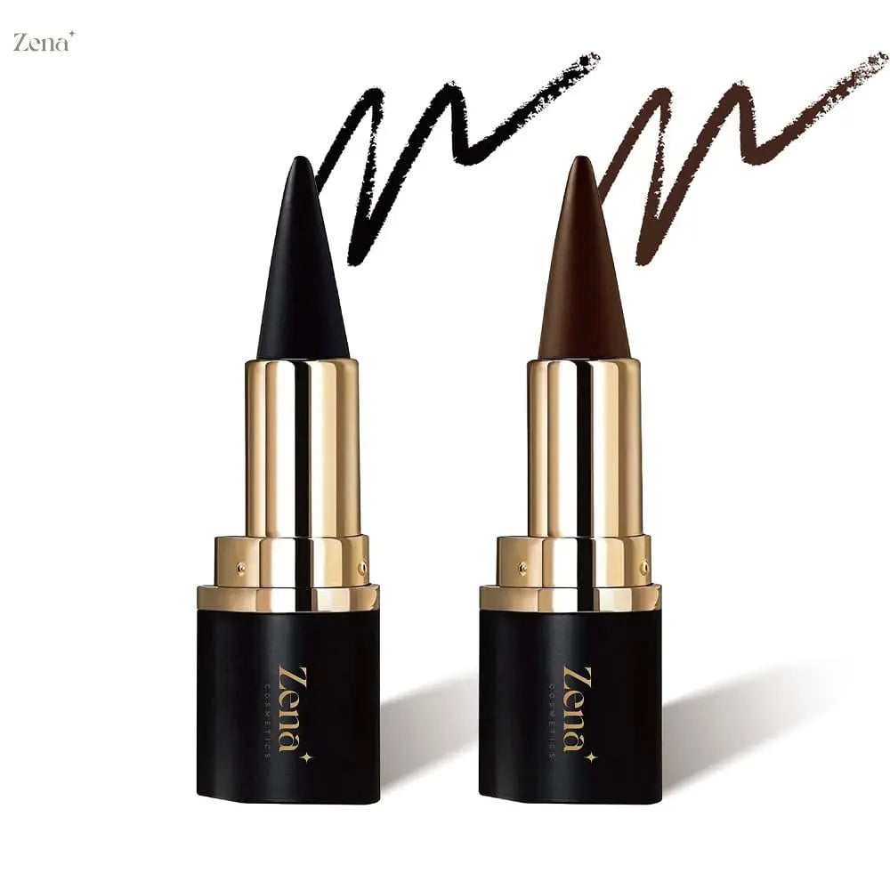 Glided-on Waterproof Kajal Eyeliner Duo ZenaMakeup