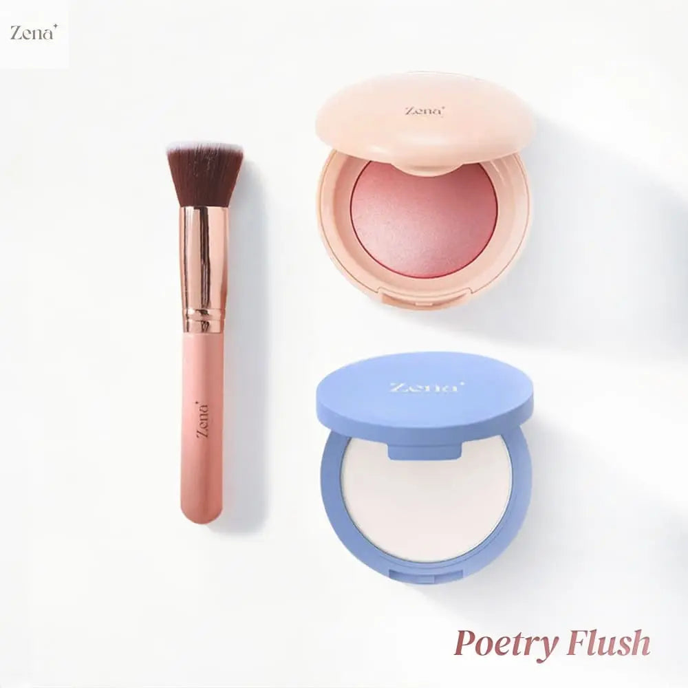 Glow Crush Blush+Powder Kit ZenaMakeup
