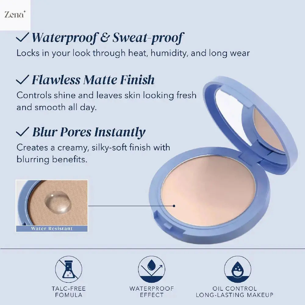 16HR Shine Control Pressed Setting Powder ZenaMakeup