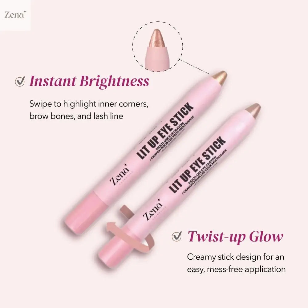 Lit Up Eye Highlighter Stick ZenaMakeup