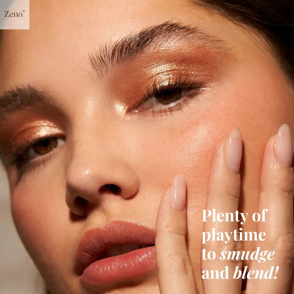 One-swipe High Shine Glitter Eyeshadow ZenaMakeup