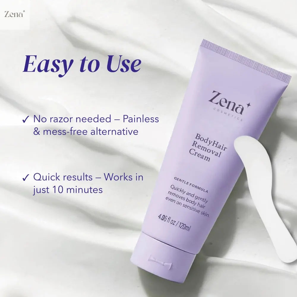 Painless Hair Removal Cream for Body ZenaMakeup