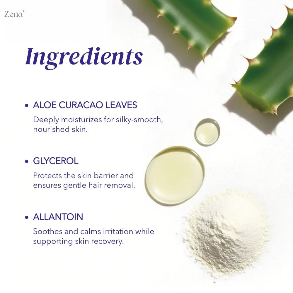 Painless Hair Removal Cream for Body ZenaMakeup