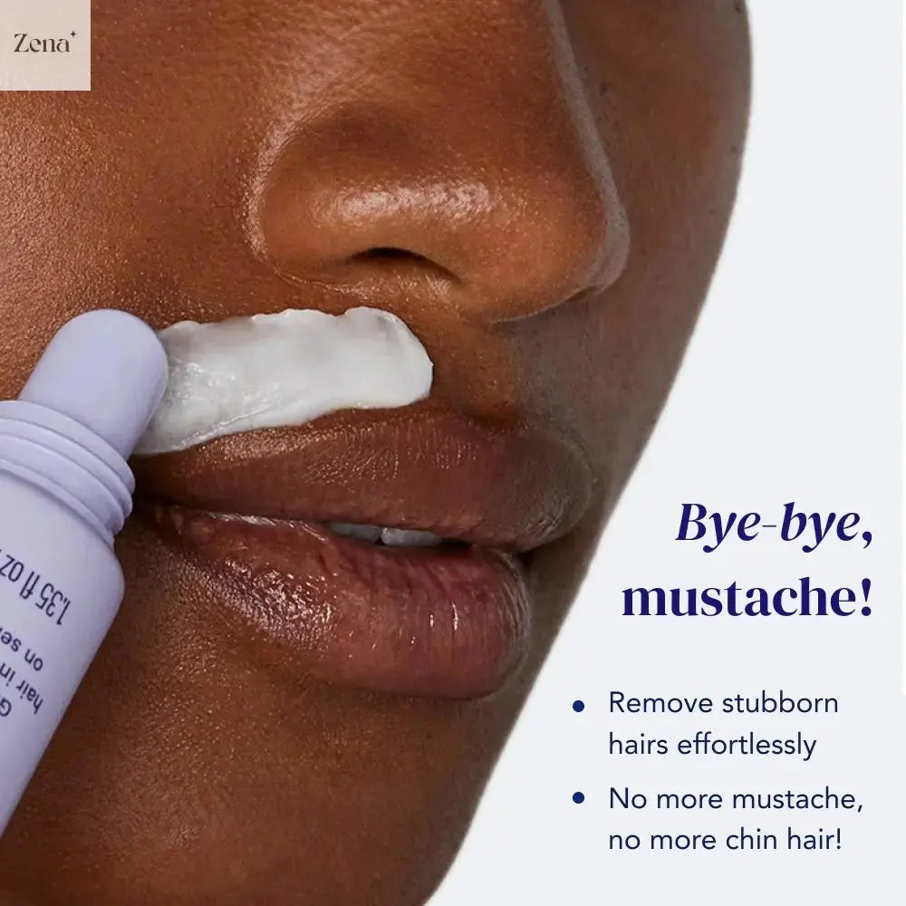 Painless Hair Removal Cream for Face ZenaMakeup