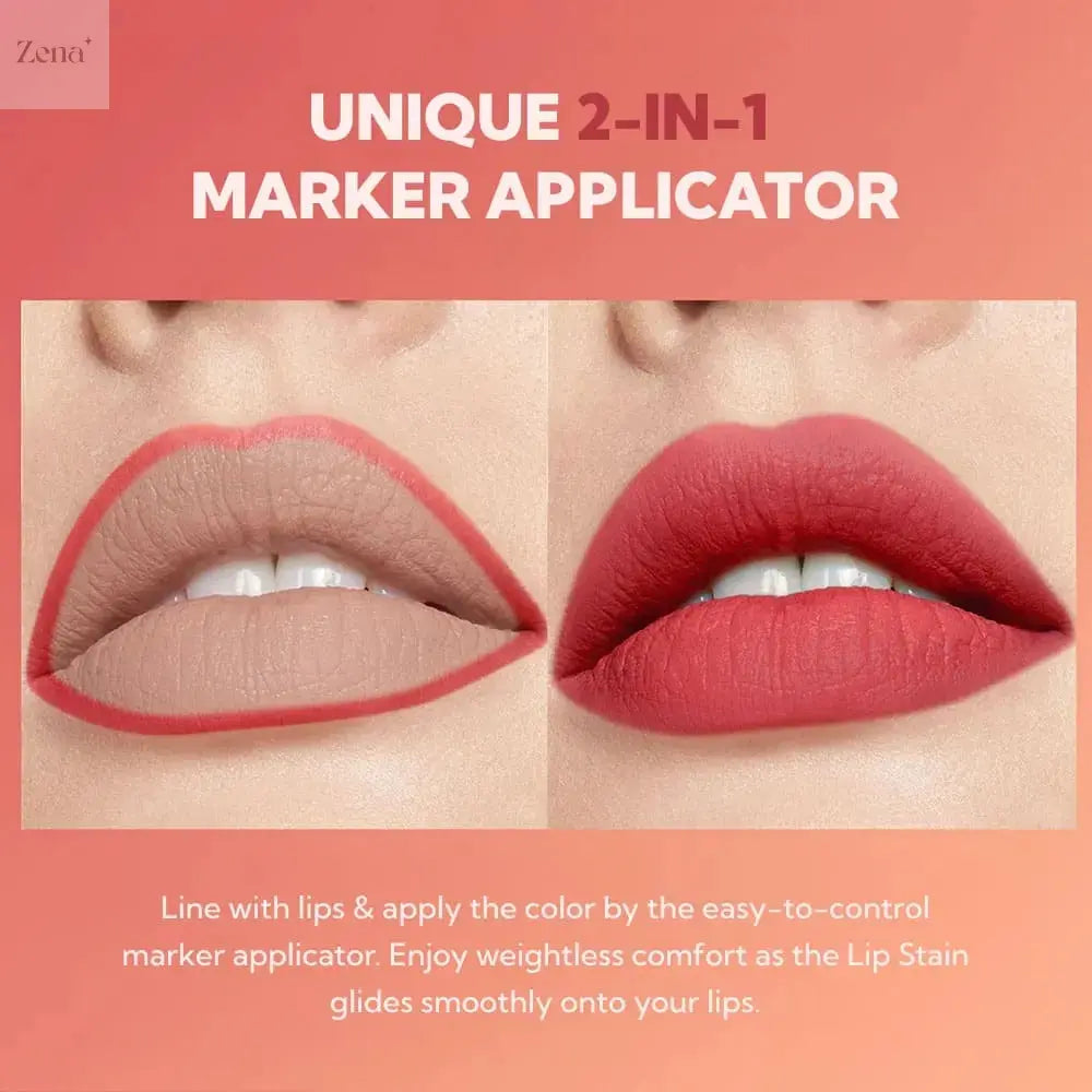 bold lip tint marker lip stain 2-in-1 applicator lip liner