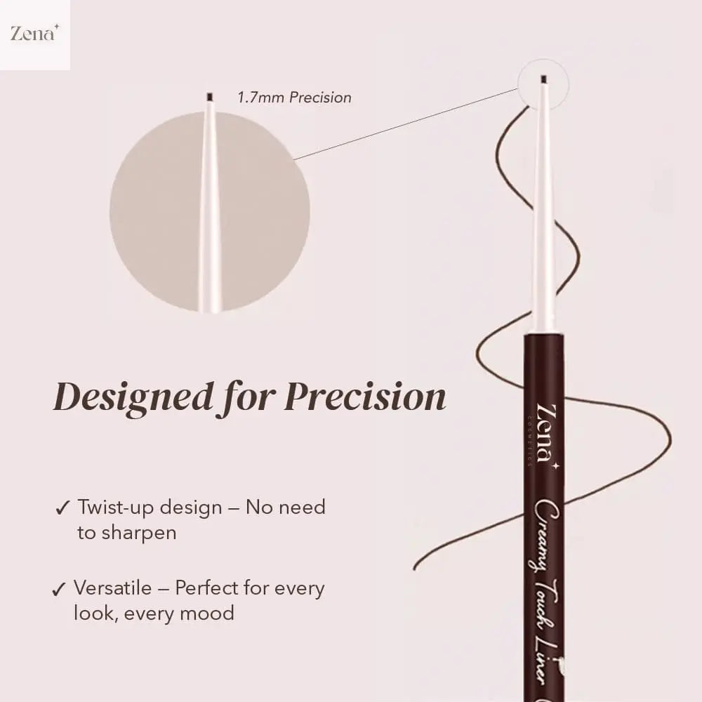 Ultra Slim Stay-on Eyeliner ZenaMakeup