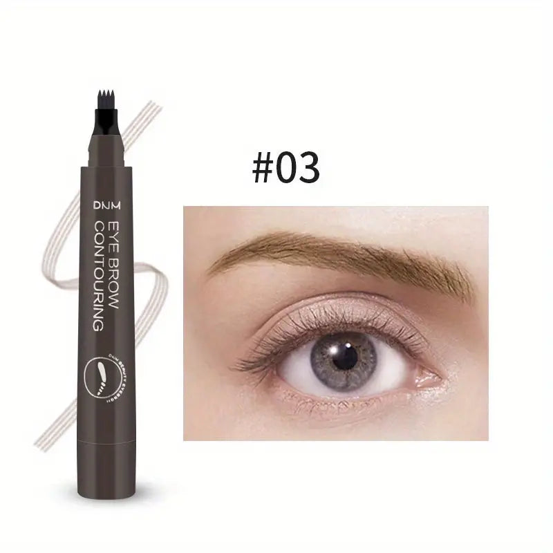 Pronged waterproof liquid eyebrow pencil - 5 Colors