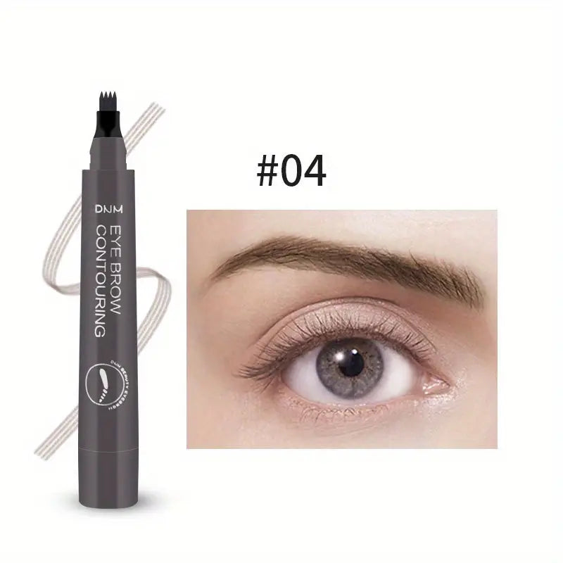 Pronged waterproof liquid eyebrow pencil - 5 Colors