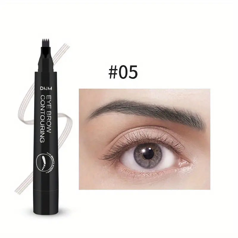 Pronged waterproof liquid eyebrow pencil - 5 Colors