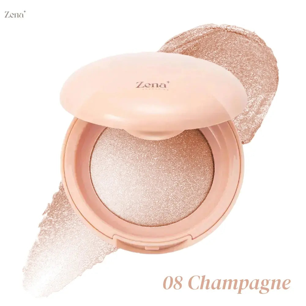 Bloom Up Baked Highlighting Blush ZenaMakeup