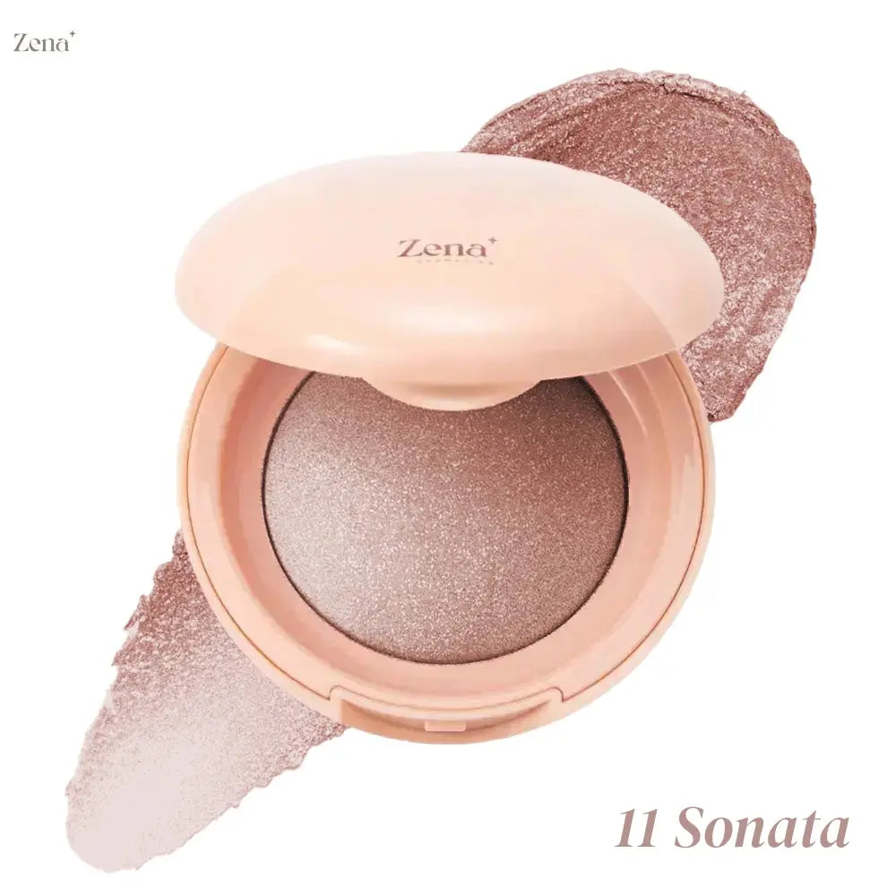 Bloom Up Baked Highlighting Blush ZenaMakeup
