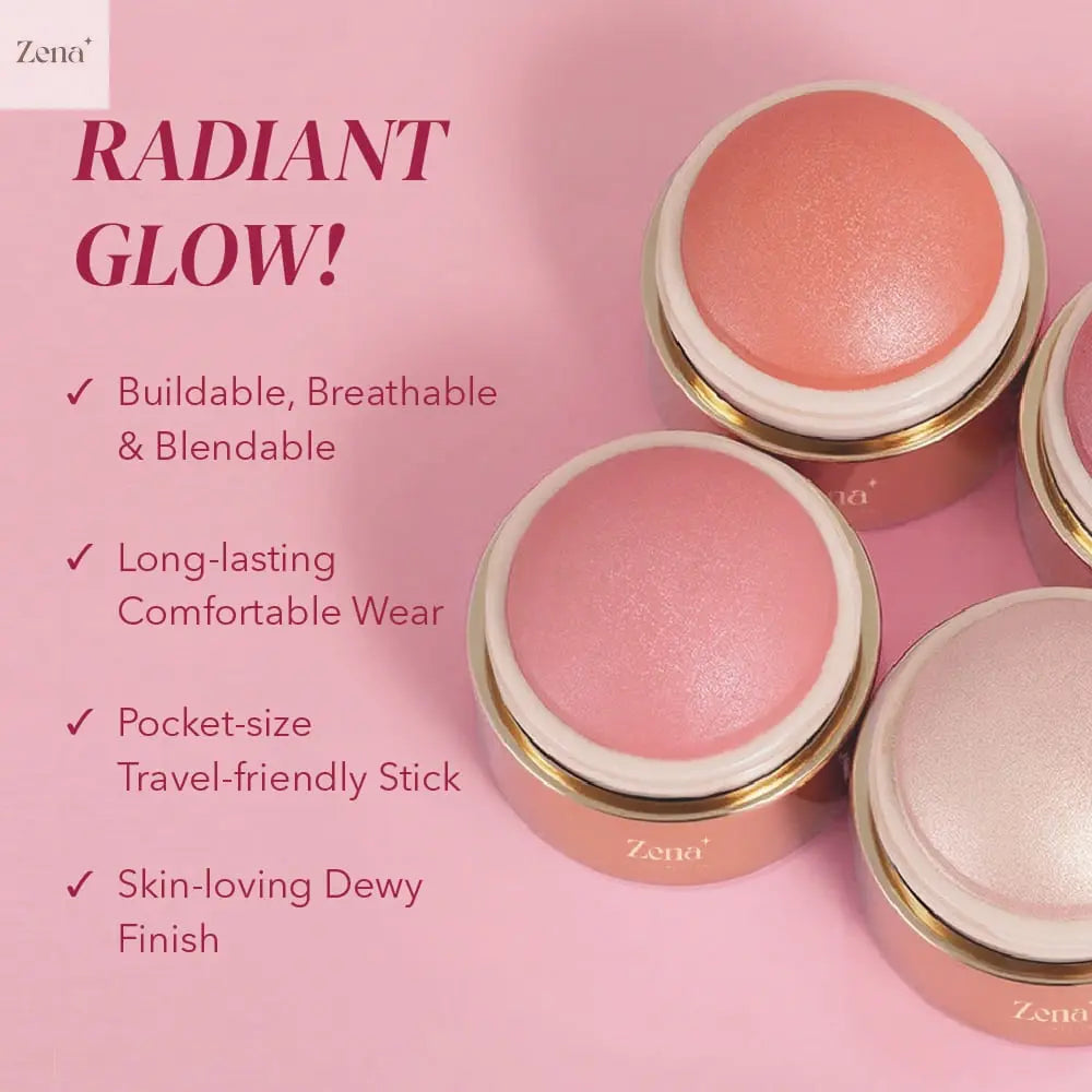Bloom Up Tinted Cheek Balm ZenaMakeup