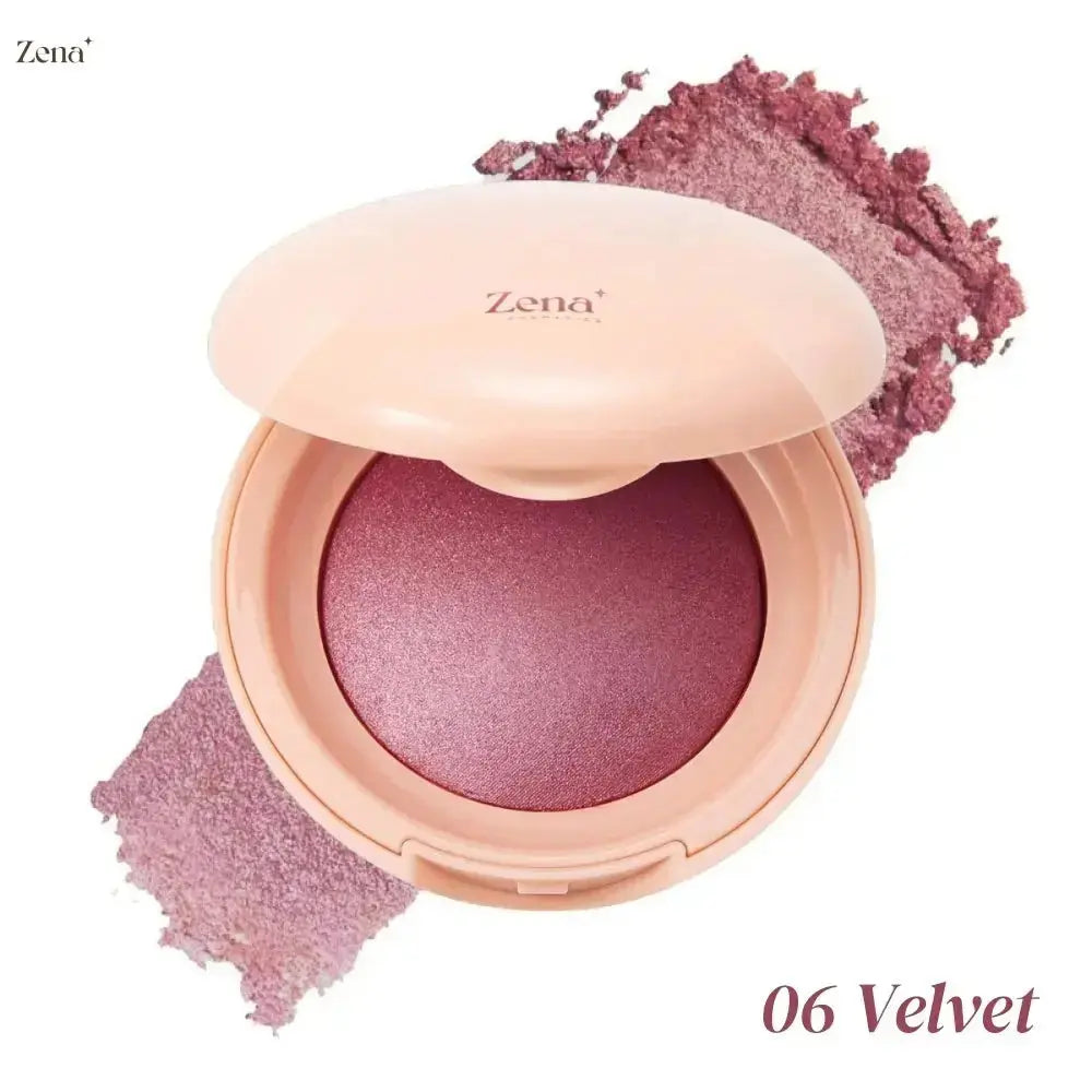 Bloom Up Baked Highlighting Blush ZenaMakeup