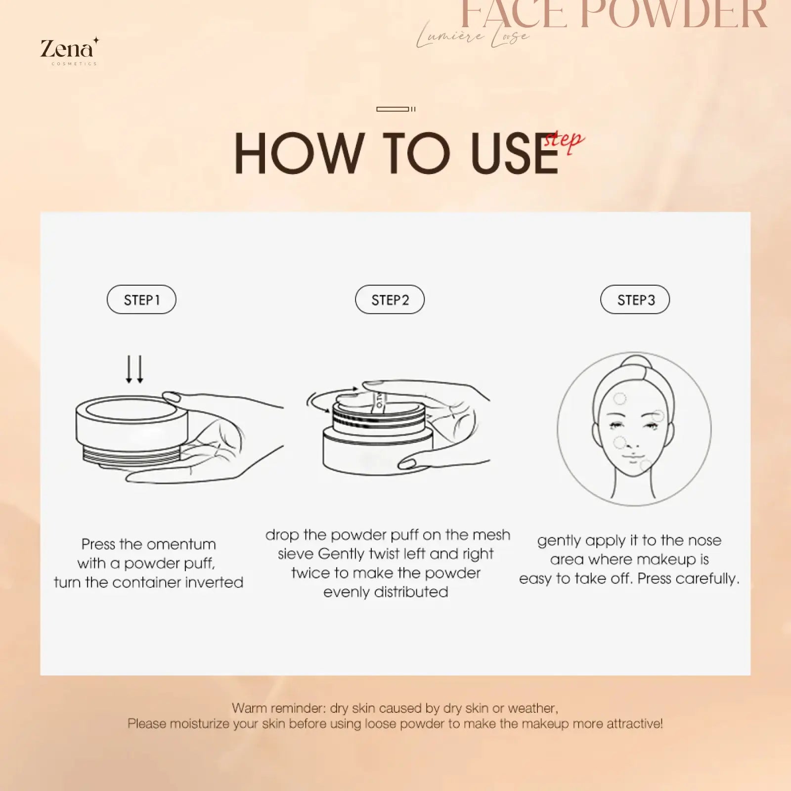 The Way to Use Setting powder