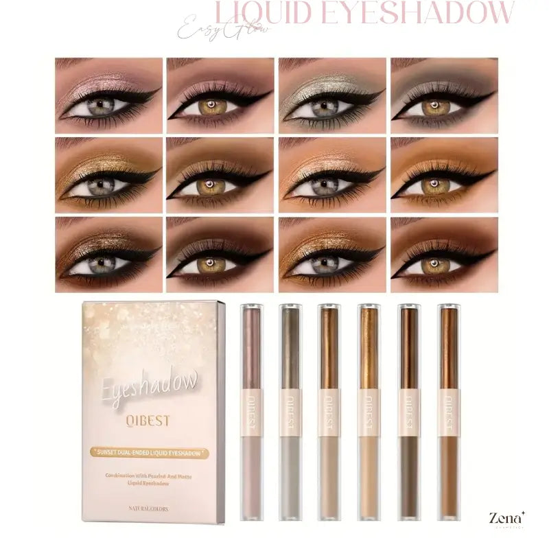 Liquid Dual-end EasyGlow Eyeshadow Set - Double Your Eye Sparkles Day & Night