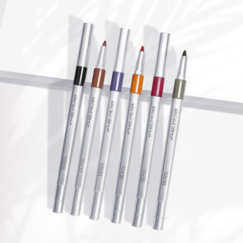 Precision Gel Eyeliner - 6 Vibrant Shades, Smudge-Proof