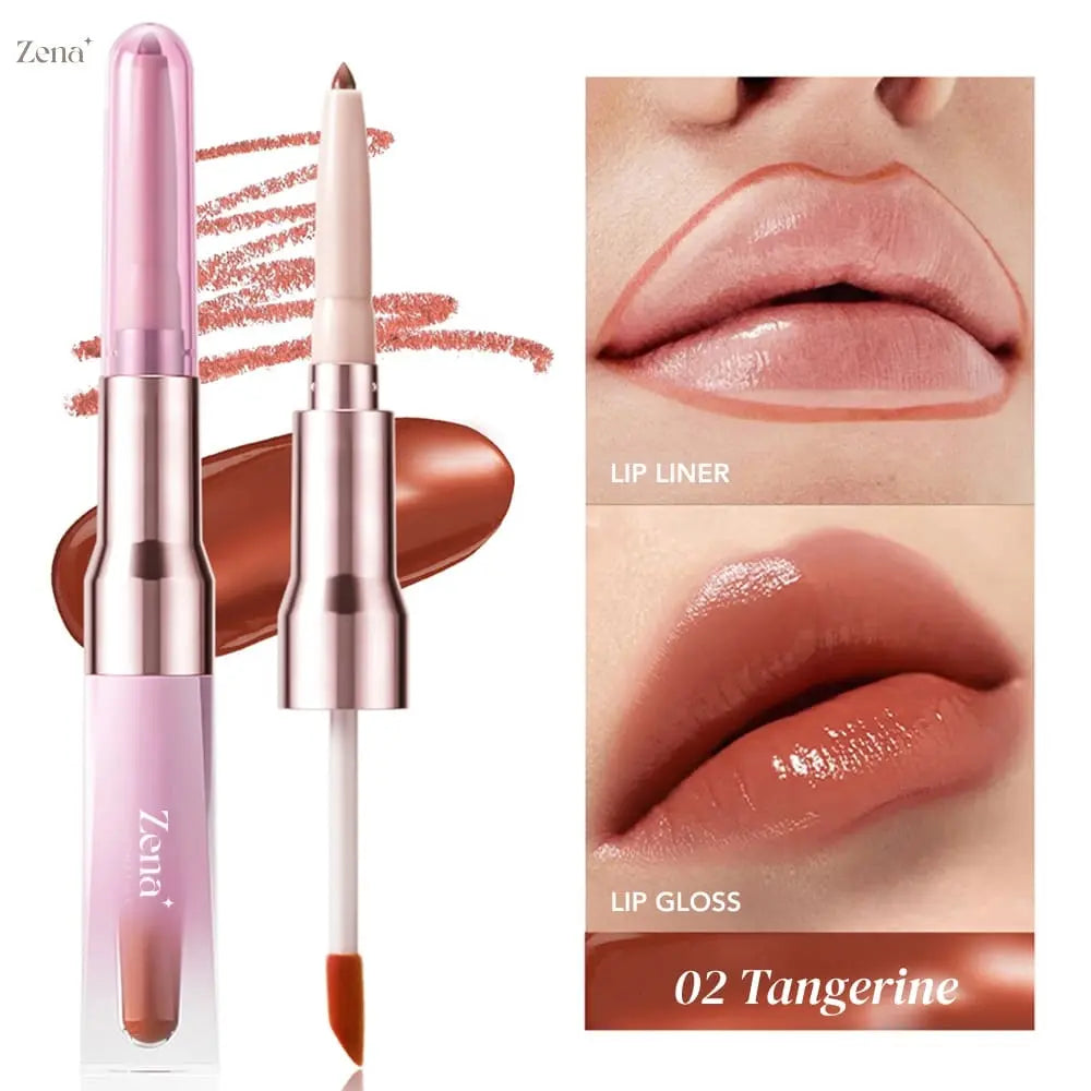 Glazed On Lip Contour & Gloss ZenaMakeup