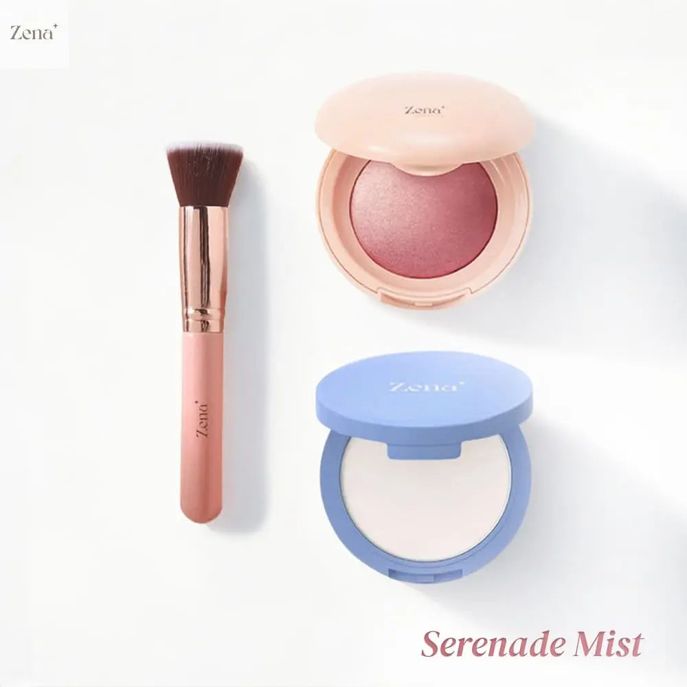 Glow Crush Blush+Powder Kit ZenaMakeup