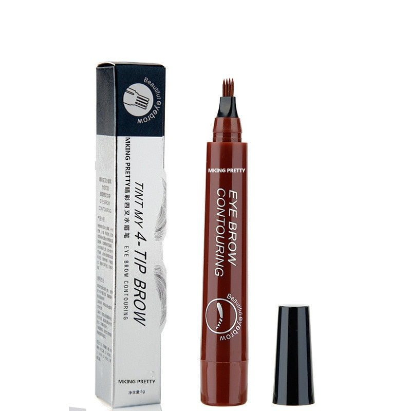 Pronged Waterproof Brow Tint Pen - 3D Lamination Effect