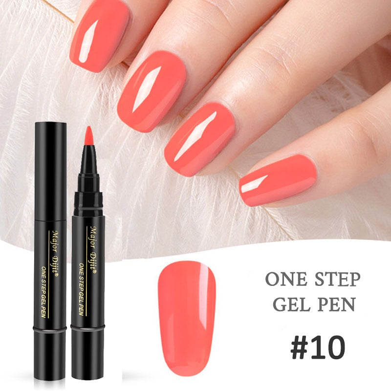 Salon Luxe Nail Gel Pen - 18 Vibrant Shades