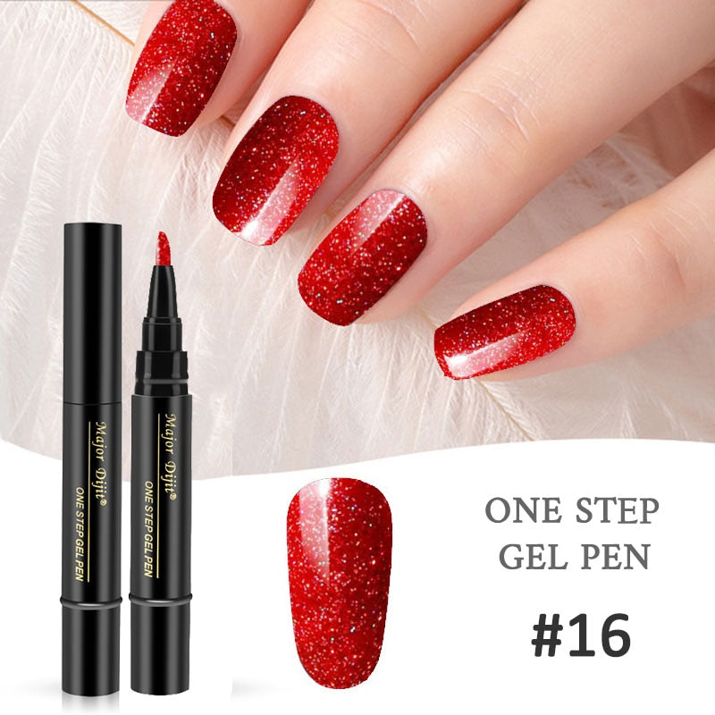 Luxury Gel Nail Polish Pen - Vibrant Elegance Set