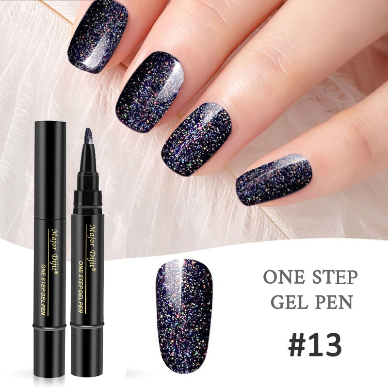 Luxury Gel Nail Polish Pen - Vibrant Elegance Set