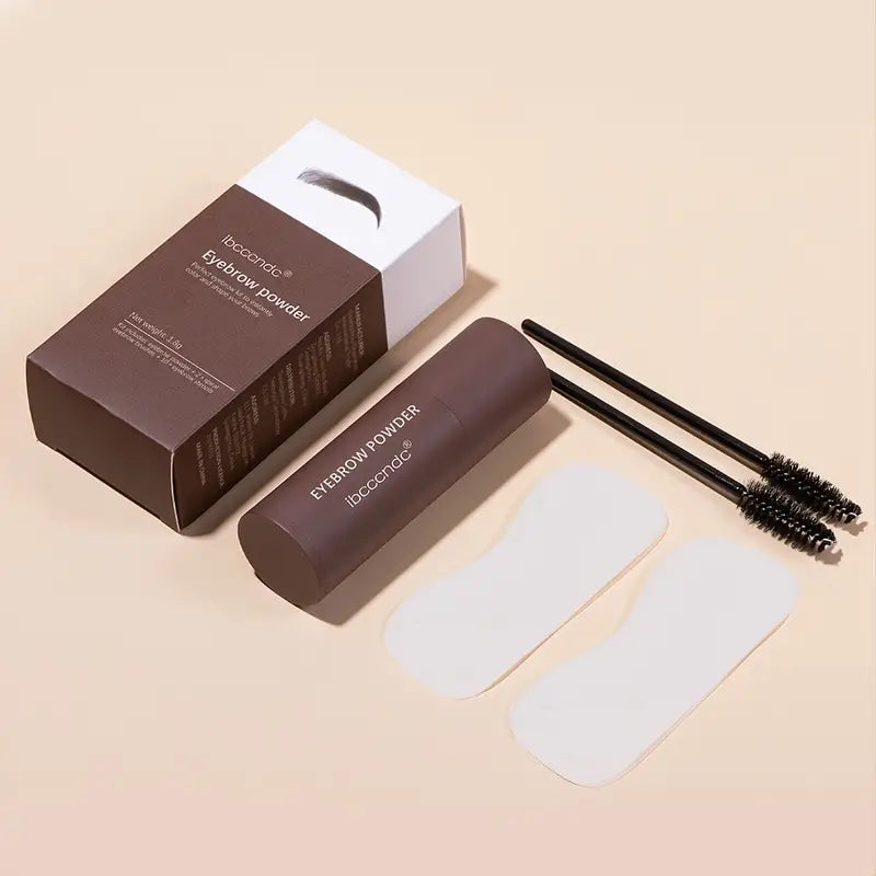 Smudge-proof brow stamp kit for all-day flawless eyebrows